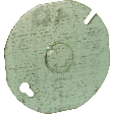 Raco Box Cover, Switch Box Type, Steel, KO Centered, Flat Cover Type 8703-5